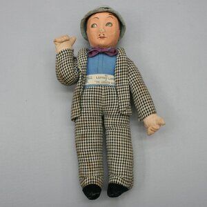 Dean's Rag Book Vintage 30s Doll Oi! Lupino Lane The Lambeth Walk Silent England